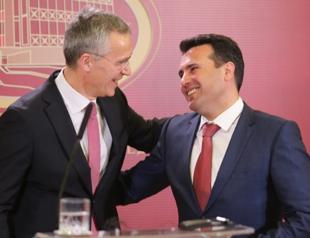 NATO head urges Macedonia to end dispute with Greece, reform