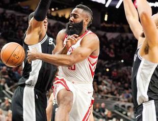 Harden leads Rockets over Spurs