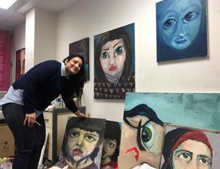 Paris atelier provides safe haven for exiled artists