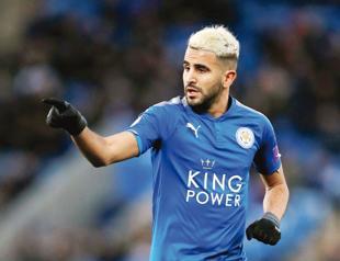 Absent Mahrez set to miss Man City match