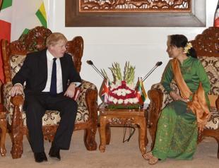 UK’s Johnson meets Myanmar’s Suu Kyi on Rohingya crisis