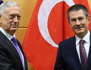 Turkish Defense Minister Canikli set to talk with U.S. counterpart Mattis in Brussels