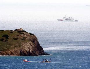 Turkey starts building watchtower on island of Çavuş near controversial Kardak islets