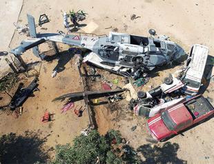 Copter crash kills 13 in quake-hit Mexico