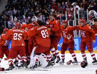 Sudden-death Russia holds nerve to win gold in hockey