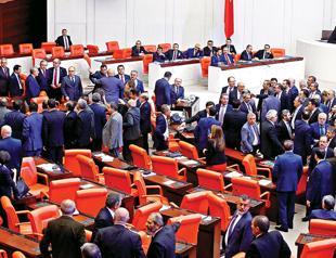Turkish Parliament passes controversial law on election alliances amid brawl