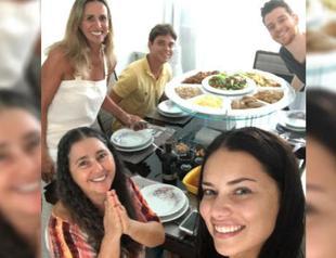 Supermodel Adriana Lima shares photo with Turkish boyfriend Metin Hara, family members on Instagram