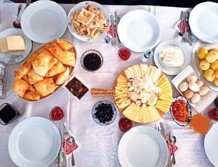 Express breakfast in the eastern village of Boğatepe