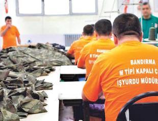 More than 50,000 inmates employed in prison workshops across Turkey