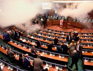 Kosovo border deal ratified in parliament despite gas attack