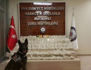 Turkish police seize over 170 kilograms of heroin Van in Turkey’s east