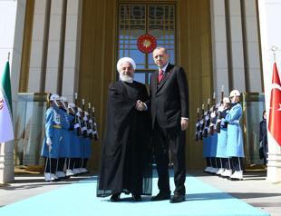 Erdoğan welcomes Iranian President Rouhani in Ankara