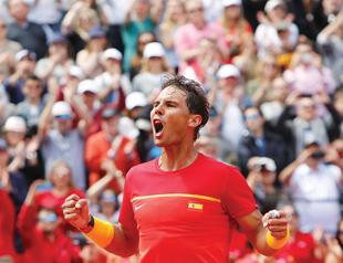 Nadal beats Zverev, Spain reach semis