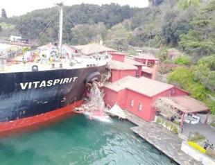 Istanbul court issues seizure warrant for ship that crashed into historical mansion
