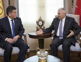 Turkish PM Binali Yıldırım meets Kyrgyz president in Ankara