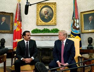 Trump welcomes Qatari Emir in from the cold