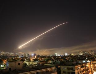 US, France, Britain launch strikes on Syria
