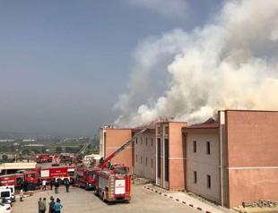 Patients removed from Bursa hospital after roof catches on flames