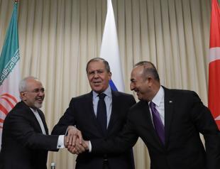 Russia, Turkey, Iran stress unity at Syria talks
