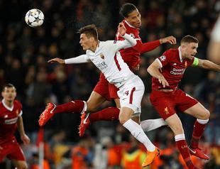 Liverpool on brink of final as tensions mount in Rome