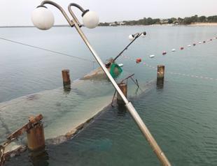 Two in critical condition after pier collapses in five-star hotel in Turkey’s Aydın