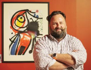 Joan Miro lithographs, gravures on display in Istanbul