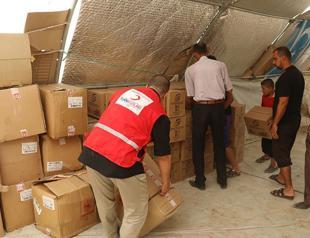 Turkish Red Crescent delivers aid in Gaza