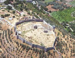 Ayasuluk Castle, the crown of Selçuk, under restoration