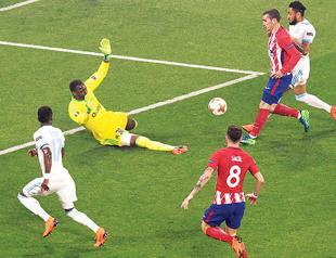 Griezmann declines to talk about his future after Europa victory