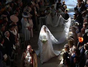 Harry and Meghan shake up royal tradition in star-studded wedding