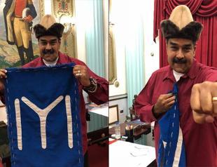 Venezuelan leader Maduro wears accessories from TV series on founder of Ottoman Empire