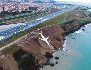 Plane that skidded at Trabzon airport may be converted into library