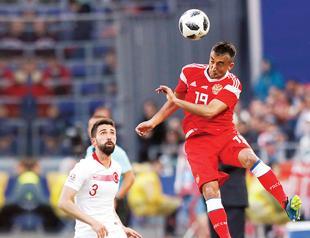 Turkey holds Russia in the last World Cup warm-up