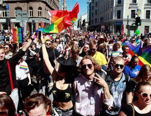 Rainbow flags fly across Europe at Gay Pride parades