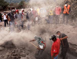 Guatemala’s Volcano of Fire emits another hot sediment flow
