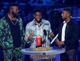 Black Panther star honors real-life hero at MTV awards