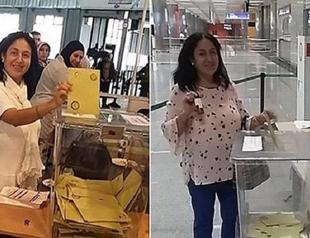 One detained for voting twice as record number of Turkish expats go to polls