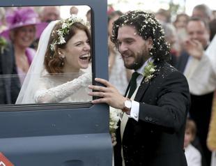 Game of Thrones co-stars Kit Harington, Rose Leslie wed