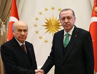 President Erdoğan, MHP leader Bahçeli meet for first time after polls