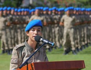 Turkish woman cadet makes history