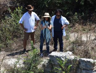 US actress Megan Fox visits ancient Troy