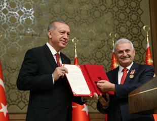 Parliament Speaker Yıldırım awarded Order of Merit
