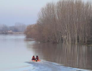 Greek police search for four Turkish asylum seekers after boat capsizes in river