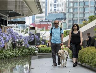 Turkey’s first veteran soldier with a guide dog