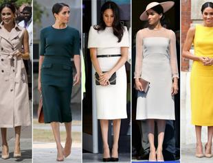 Glamour girl turned duchess: Meghan tones down