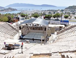 Music echoing for centuries in Bodrum Ancient Theater