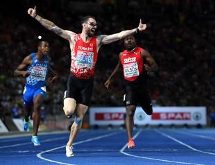 Turkish athlete bags gold medal in mens 200 meters
