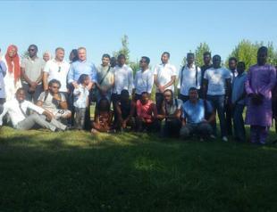 Hundreds of Africans celebrate Eid in Turkey