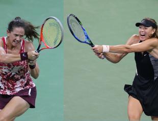 Sharapova downs battling 39-year-old Schnyder at US Open