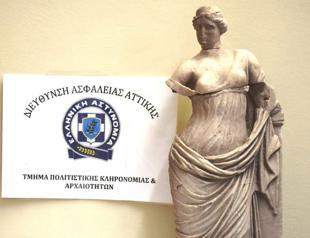 Greek police recover Aphrodite stolen from island museum